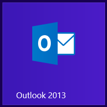 手順1: 「Outlook 2013」を起動します。
